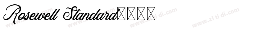 Rosewell Standard字体转换